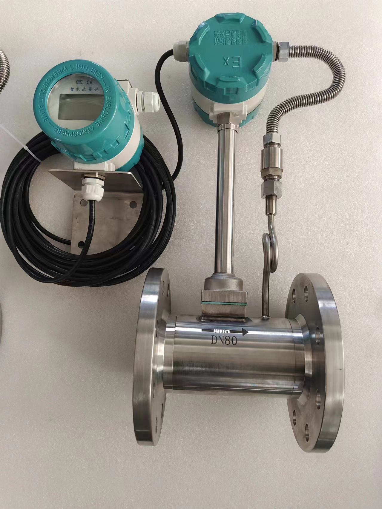 LUGBZ-100涡街流量计 LUGBZ不锈钢远传温压补偿蒸汽流量表